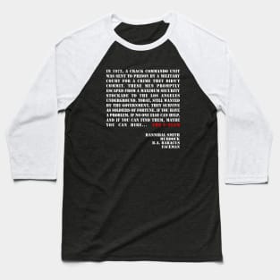 The A-Team Baseball T-Shirt